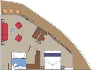 Схема Сьют Royal Yacht Club