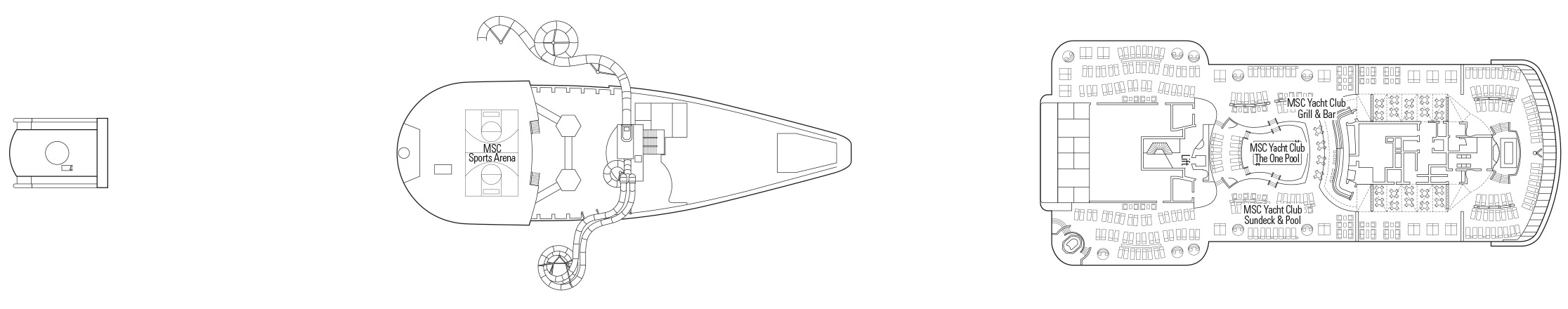 Планы палуб MSC Seascape: Палуба 20