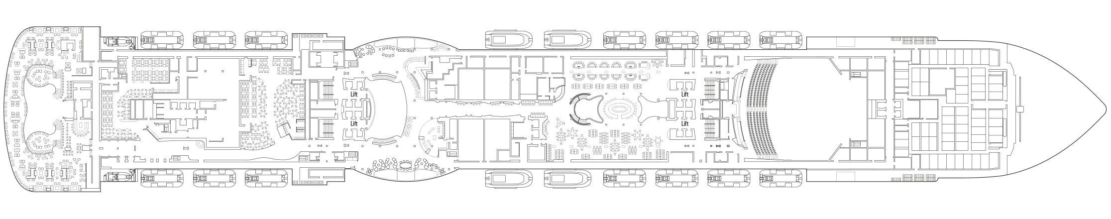 Планы палуб MSC Seascape: Палуба 7