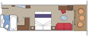 Схема Сьют Deluxe Yacht Club